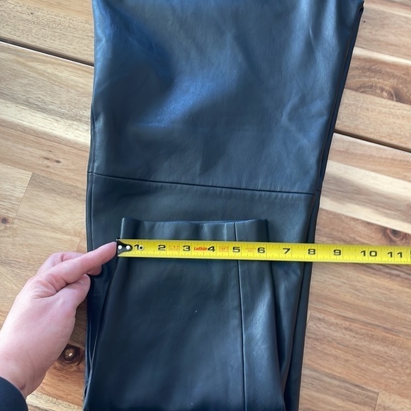 Mango Vegan Leather Trousers size 4 - Picture 9 of 9
